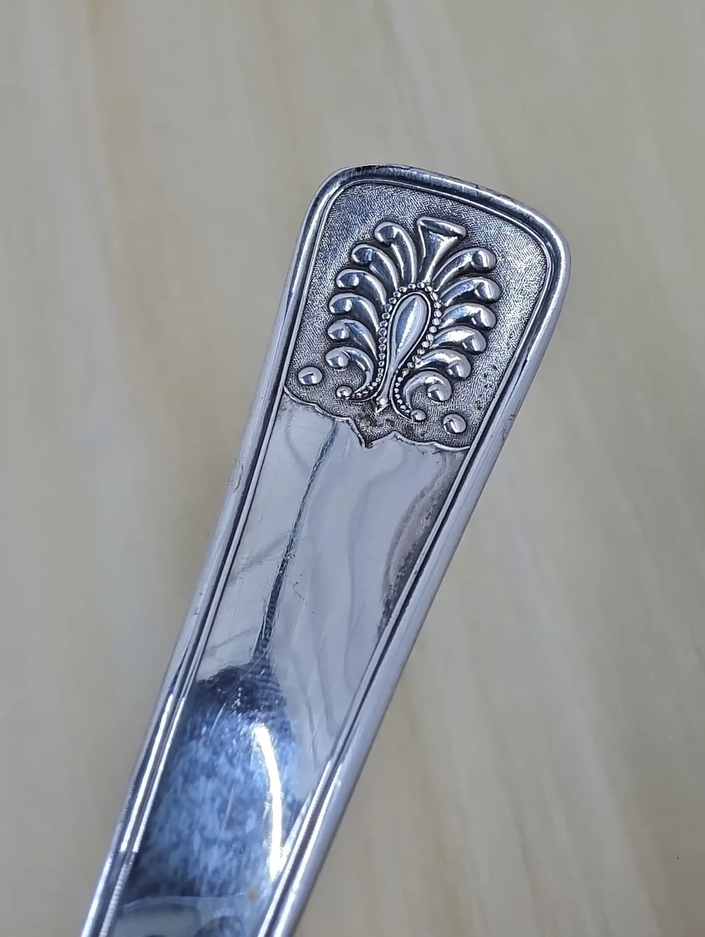 Towle Silver Norwood Pattern Punch Ladle Glossy Silverplate No Mono Ornate